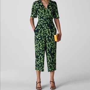 Whistles Digital Daisy Print Jumpsuit